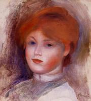 Renoir, Pierre Auguste - Head of a Young Woman